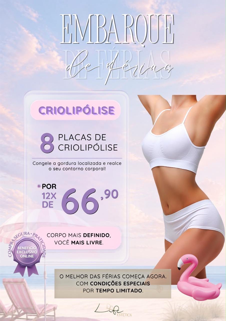 Criolipólise 8 Placas